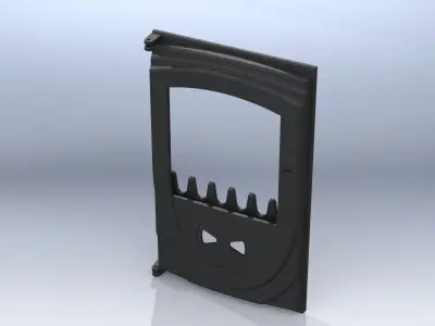 Door for wood stoves Free 3D model