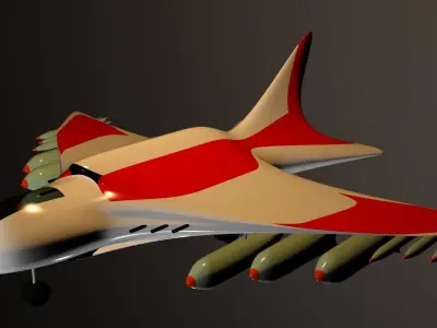 00001 nasa space shuttle - nasa space shuttle Low-poly 3D model