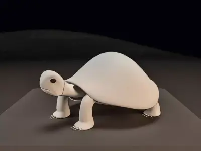 Turtle Basic Model Free low-poly 3D model