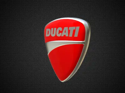 ducati logo 3D model
