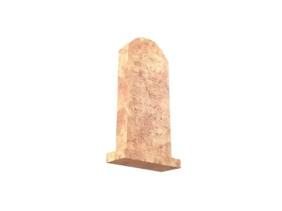Stele v1 002 Low-poly 3D model