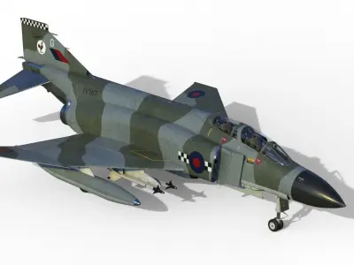 Phantom FGR 2 F-4M 3D model