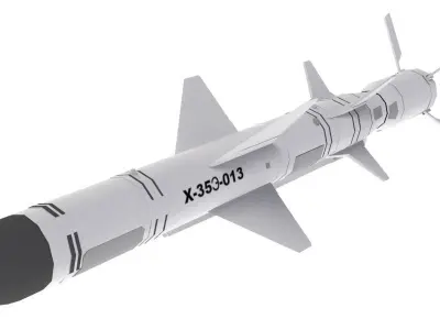 KH-35 Missiles Low-poly 3D model