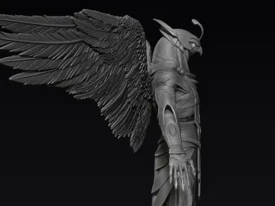 Horus Zbrush Concept 3D model