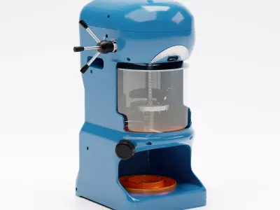 Ice Shaver 3d model kitchen tool 3D model