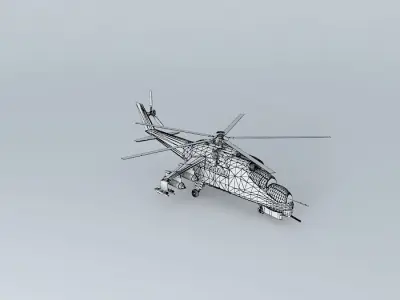 Mil Mi24 3D model