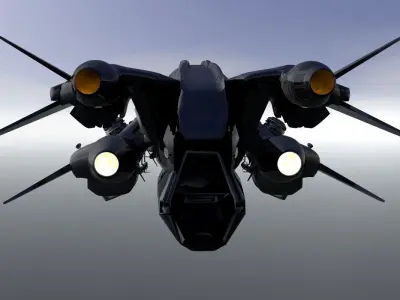 Federation Cargo Military  3D model