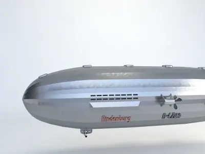Zeppelin Hindenburg OUTDATED 3D model