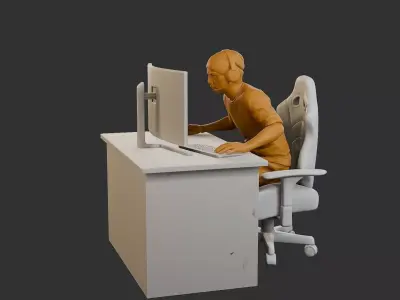 Video Game Player VGP1 003 3D print model