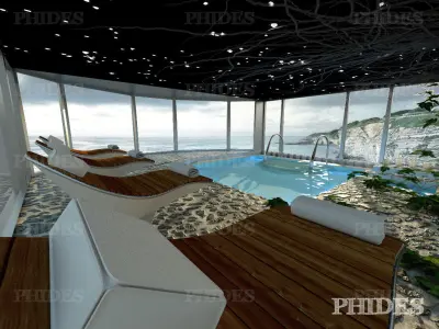 Swimming pool 3 day 3D model
