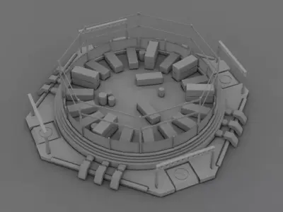 RTS SupplyDock 3D model