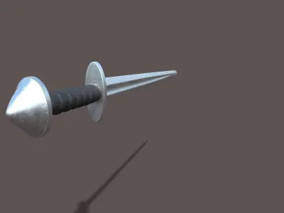 PBR Viking Sword HighPoly 3D model