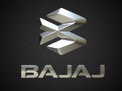 bajaj logo 3D model