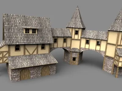 Fantasy House 3D model