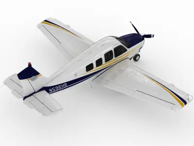 Beechcraft Bonanza G36 3D model