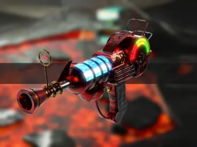 Raygun - COD Black Ops Zombies 3D Model Free 3D model