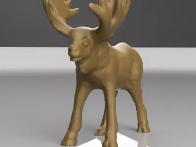 renne christmas 3D print model