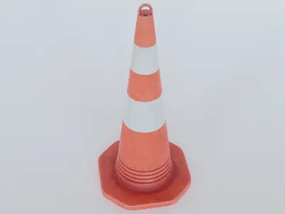 Traffic Cone 3D Model Free 3D model