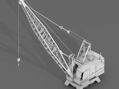 Construction Assets Collection of Building Materials Low-poly 3D model