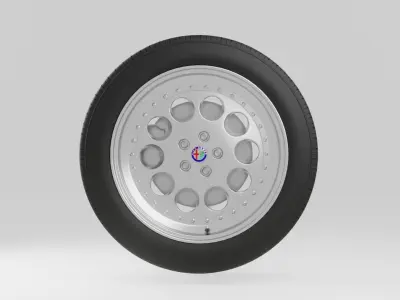 Alfa Romeo SZ 1989 Wheel 3D Model 3D model