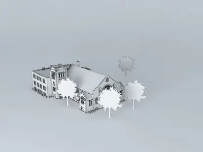 House of Worship Free 3D model