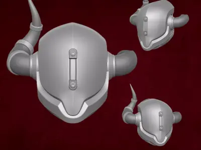 Lord Shaxx Destiny Fan Art STL Files For Action Figures 3D print model