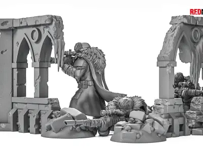 Ice Warriors - Snipers of the Imperial Force 3D print model