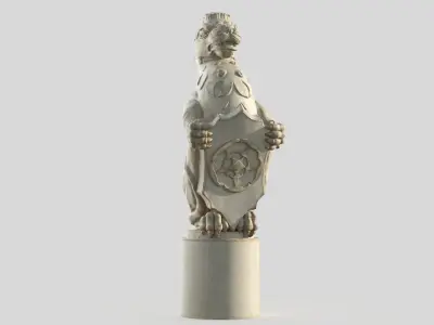 Queen Beasts 3D model