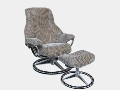 Stressless Live S Signature chair  Free low-poly 3D model