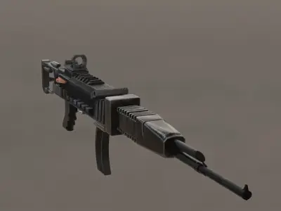 gun assult Free 3D model
