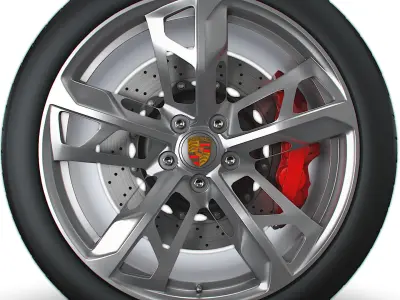 Porcsche Taycan Sport wheel 3D model