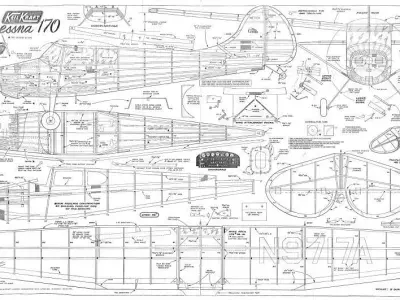 Cessna 170B Free 3D model