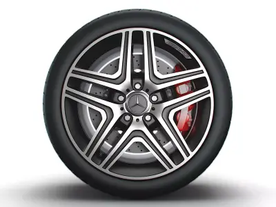 Mercedes Benz AMG G63 wheel 3D model