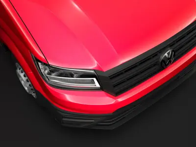 WV Crafter Chassis Double-Cab 2017 3D model