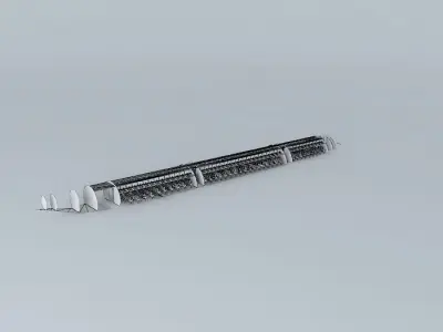 Airbus A330-300 Interior Free 3D model