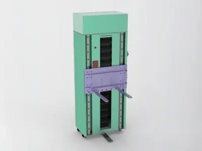 Elevators folding machine 3D model