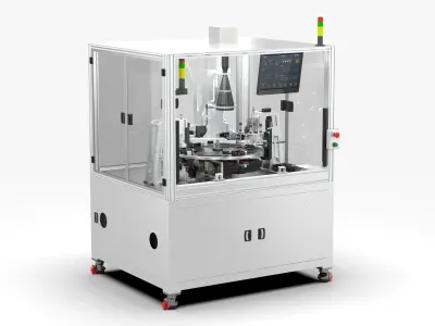 Automatic Battery Flatness Contour Size Inspection Machine 3D model