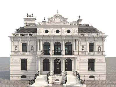 Classical style Villa 2 3D model