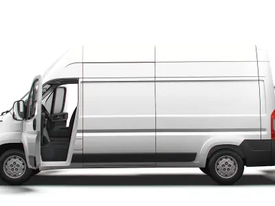 Peugeot Boxer Van L3H3 HQ Interior 2023 3D model