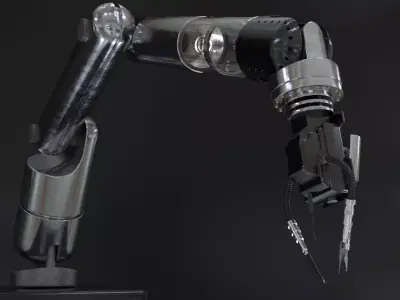 Robotic Arm Rigged 3D model