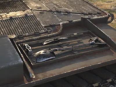 T57 heavy tank  3D model