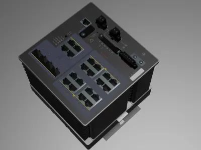  IE 4000 Network Switch 3D Model 3D model