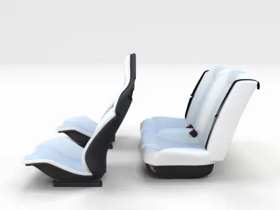Tesla Roadster Seats 3D model