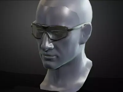 Bolle cobra glasses Low-poly 3D model