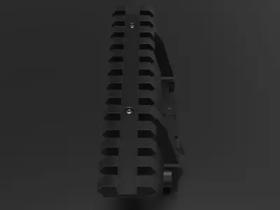 AK47 Scope Mount Low-poly 3D model