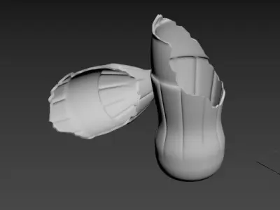 coca cola bottle Low-poly 3D model