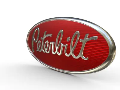 peterbilt logo 3D model