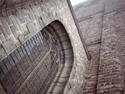 Old Fashioned Building Scene 3D model