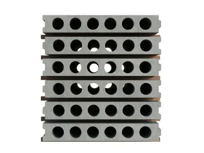 Stacked Concrete Slabs 3D model