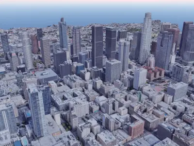 USA - Los Angeles City photogrammetry 3D model